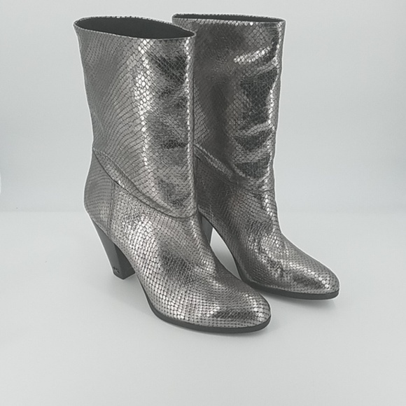 MichaelKors Divia Diamond Metallic Boot sz:6 - Picture 1 of 4